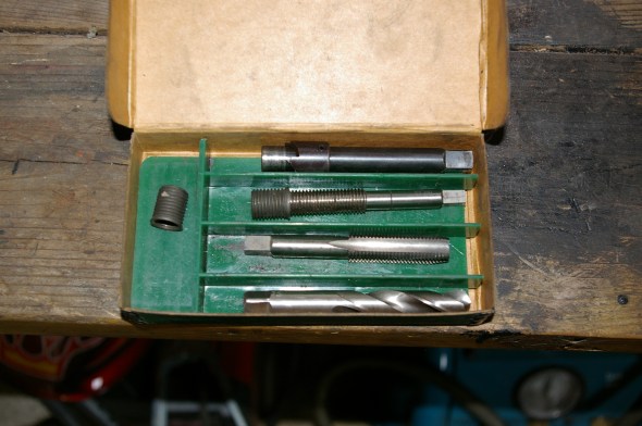 Time-Sert threaded inserts with insertion tools.